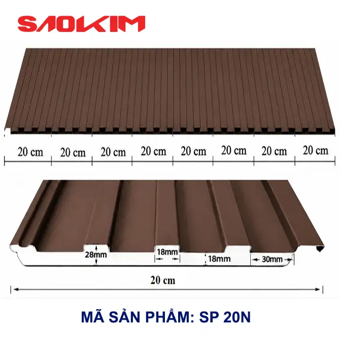 SP 20N - Màu nâu cafe