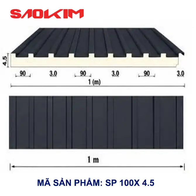 SP 100X 4.5 - Màu ghi xám