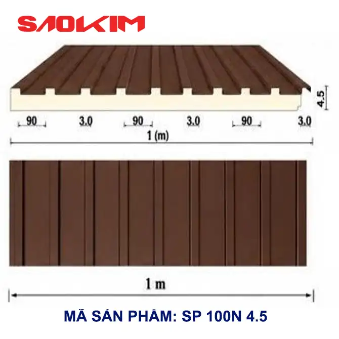 SP100N 4.5 - Màu nâu cafe